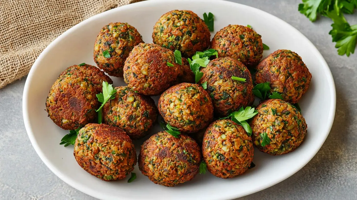 air fried falafel